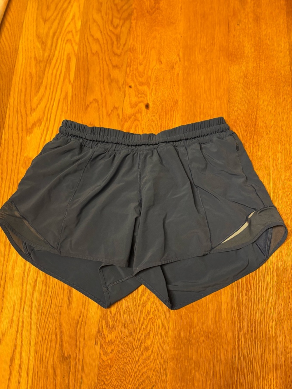 lululemon athletica navy blue athletic shorts